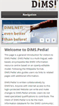 Mobile Screenshot of dimspedia.dims.net